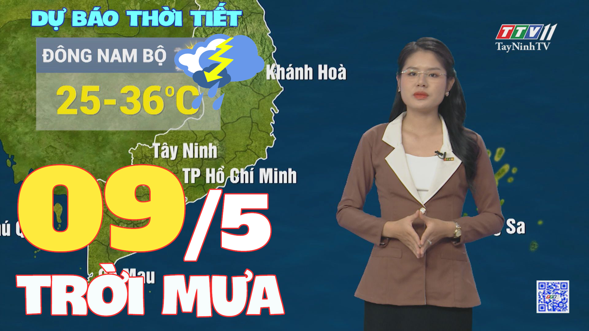 Bản tin thời tiết 09-5-2024 | TayNinhTVEnt